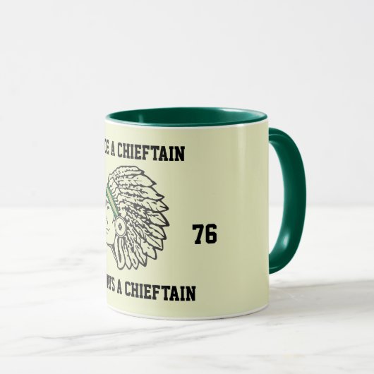 Einmal ein Häuptling - immer ein Häuptling - Klass Tasse (VorderseiteRechts)