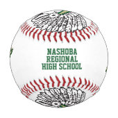 Einmal ein Häuptling, immer ein Häuptling NRHS Bas Baseball (Rückseite)