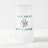 Einmal ein Häuptling, immer ein Häuptling - NRHS Mattglas Bierglas (Mittel)