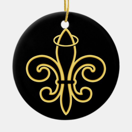 Einmal ein HEILIGES Keramikornament (Vorne)