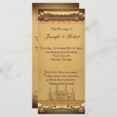 Einmal ein Hochzeitsprogramm Programm (Vorne/Hinten)