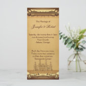 Einmal ein Hochzeitsprogramm Programm (Stehend Vorderseite)