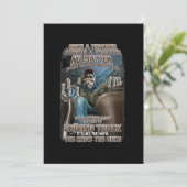 Einmal ein LKW-Fahrer immer ein Geschenk für LKWs. Einladung (Stehend Vorderseite)