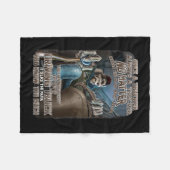 Einmal ein LKW-Fahrer immer ein Geschenk für LKWs. Fleecedecke (Vorderseite (Horizontal))