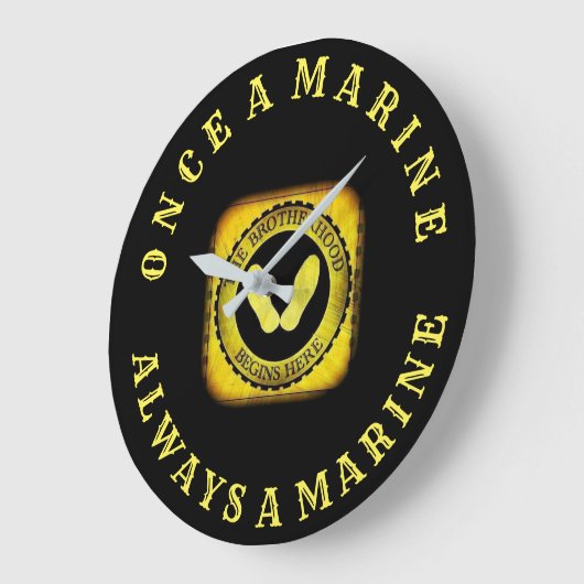 Einmal ein Meer Große Wanduhr (Winkel)