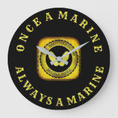 Einmal ein Meer Große Wanduhr (Vorderseite)