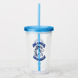 Einmal ein Mustang Tumbler Acryltrinkbecher