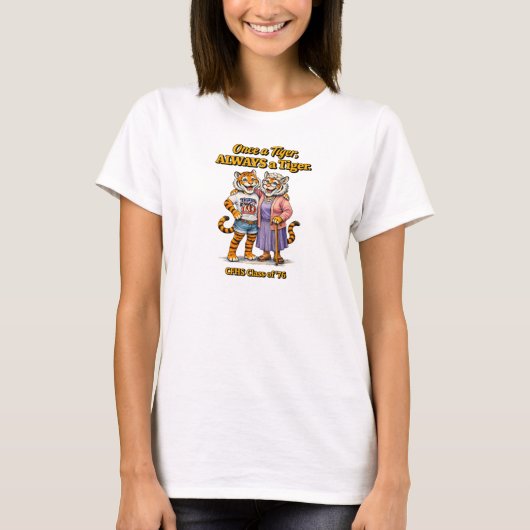 Einmal ein Tiger (W) T-Shirt (Vorderseite)