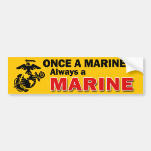Einmal eine Marine immer ein Autoaufkleber