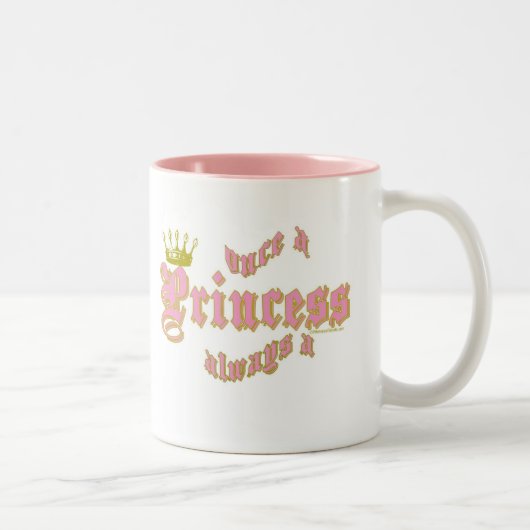EINMAL EINE PRINZESSIN ALWAYS A PRINZESSIN ZWEIFARBIGE TASSE (Rechts)