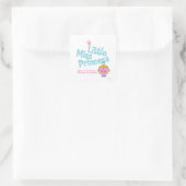 Einmal eine Prinzessin Quadratischer Aufkleber (Tasche)