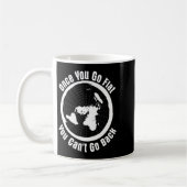 Einmal Flach Immer Flach Flache Erde Hu T Kaffeetasse (Links)