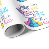 Einmal Furz ich nicht, dass mein Hintern dir einen Geschenkpapier (Rolleneckpunkt)