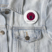 Einmal geatmet: Hypnotischer Dämonenschädel Button (Beispiel)