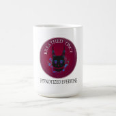 Einmal geatmet: Hypnotischer Dämonenschädel Kaffeetasse (Mittel)