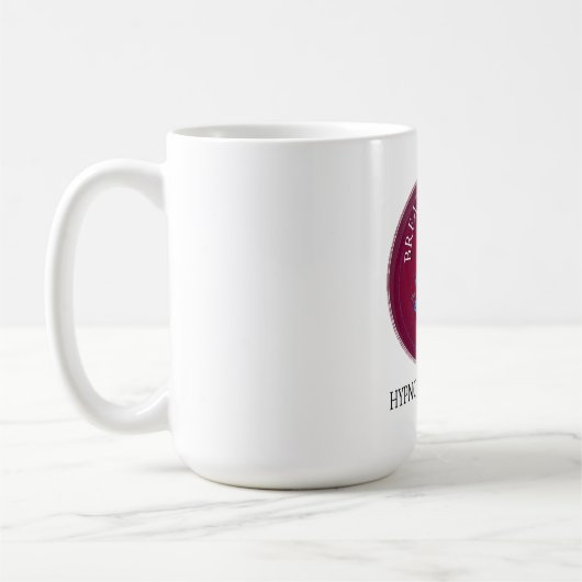 Einmal geatmet: Hypnotischer Dämonenschädel Kaffeetasse (Links)