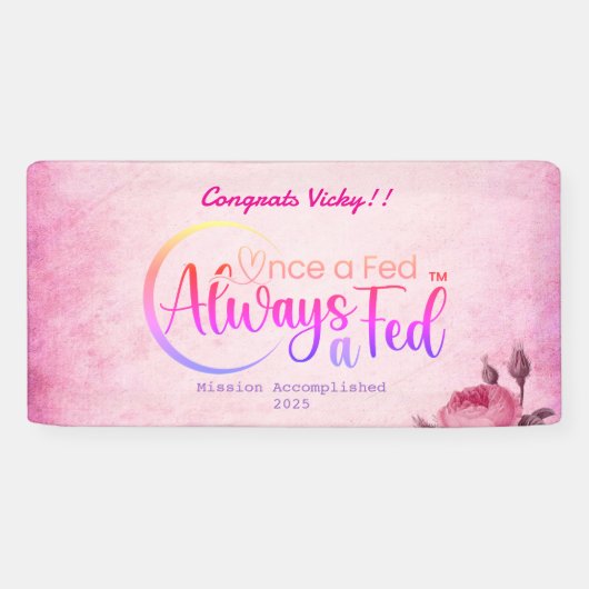 Einmal Gefüttert immer a Gefüttert Banner (Horizontal)