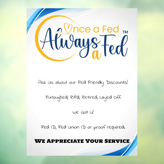 Einmal Gefüttert immer a Gefüttert Fensteraufkleber (Blatt 3)