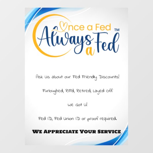 Einmal Gefüttert immer a Gefüttert Fensteraufkleber (Blatt)