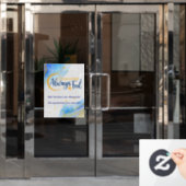 Einmal Gefüttert immer a Gefüttert Fensteraufkleber (Büro Tür)