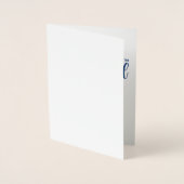 Einmal Gefüttert immer a Gefüttert Folienkarte (Vorderseite)