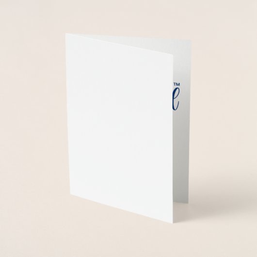 Einmal Gefüttert immer a Gefüttert Folienkarte (Vorderseite)