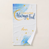 Einmal Gefüttert immer a Gefüttert Handtuch (Handtuch)