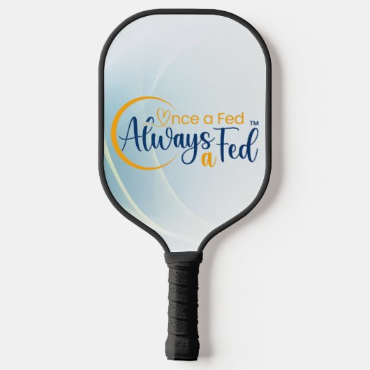Einmal Gefüttert immer a Gefüttert Pickleball Schläger (Rückseite)