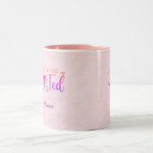 Einmal Gefüttert immer a Gefüttert Zweifarbige Tasse (Mittel)