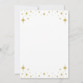 Einmal Gold Prinzessin zum Geburtstag Einladung (Rückseite)