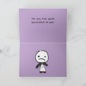 Einmal im Jahr Karte (Innenseite)