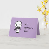 Einmal im Jahr Karte (Gelbe Blume)