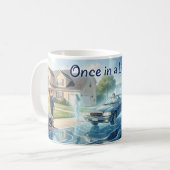 Einmal im Leben Wasserreflexionskunstbecher Kaffeetasse (Vorderseite Links)