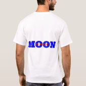 Einmal in blauem Moon-Design T-Shirt (Rückseite)