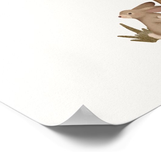 Einmal in der Geschichte des Waldes Willkommen Poster (Ecke)