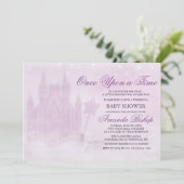 Einmal in der Märchenhaus-Dusche einladen Einladung (Stehend Vorderseite)