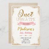 Einmal in der Party Einladung (Vorne/Hinten)