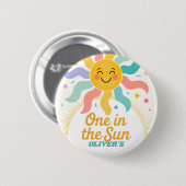 Einmal in der Sonne Party Favor Button (Vorne & Hinten)
