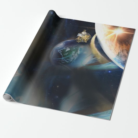 Einmal in der Zeit Geschenkpapier (Ungerollt)