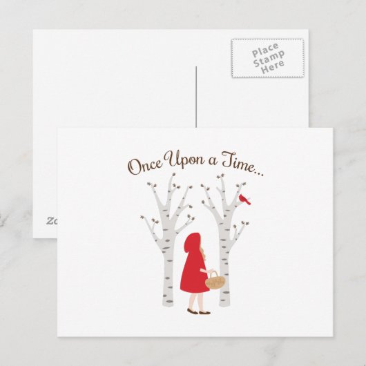 Einmal in der Zeit Postkarte (Vorne/Hinten)