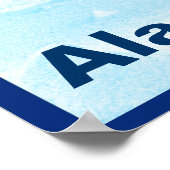 Einmal in einem blauen Elch Poster (Ecke)