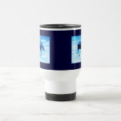 Einmal in einem blauen Elch Reisebecher (Mittel)