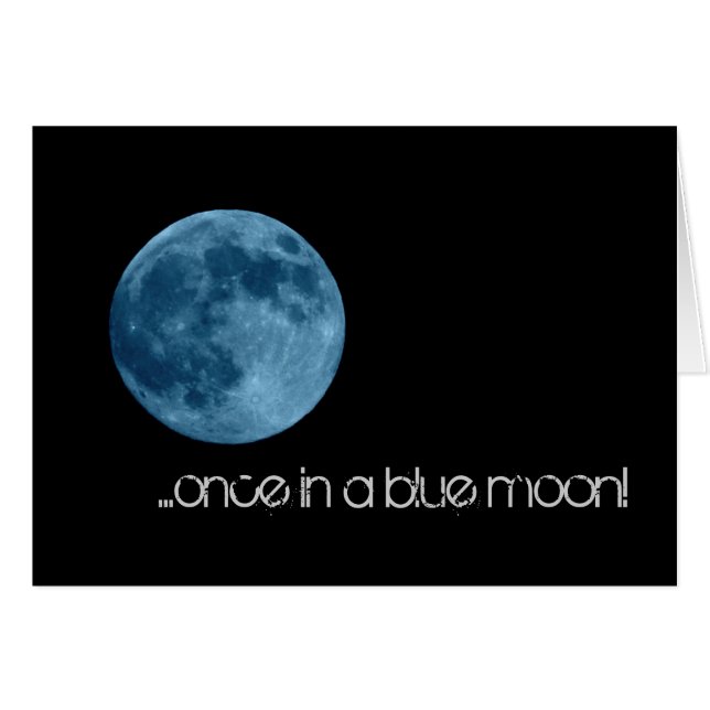 Einmal in einem blauen Mond! (Vorderseite (Horizontal))