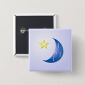 Einmal in einem blauen Mond Button (Vorne & Hinten)