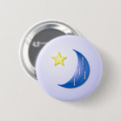 Einmal in einem blauen Mond Button (Vorne & Hinten)
