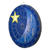 Einmal in einem blauen Mond Dartscheibe (Vorderseite rechts)