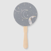 Einmal in einem blauen Mond Fächer (Rückseite)