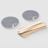 Einmal in einem blauen Mond Fächer (Non-assembled)