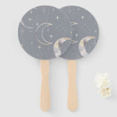 Einmal in einem blauen Mond Fächer (Vorne und Hinten)