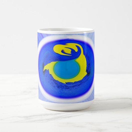 Einmal in einem blauen Mond Kaffeetasse (Mittel)